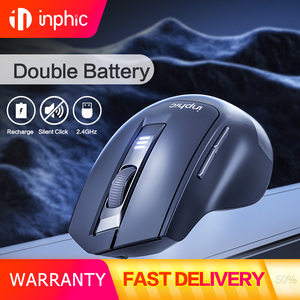 Ratón Inalámbrico para Juegos <span class=keywords><strong>Inphic</strong></span> M9 2.4G Recargable Ergonómico Silencioso 2400DPI Óptico con Retroiluminación LED (500mAh) con Indicador de Batería - Product Image 2