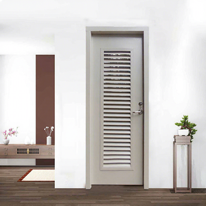 Porte a Battente in <span class=keywords><strong>Legno</strong></span> Massello Impermeabili, Stile Moderno e Tradizionale, per Interni, Camera da Letto, Soggiorno, Centri Commerciali - Product Image 1