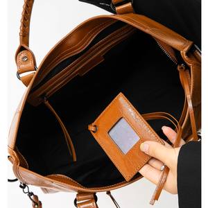 רטרו טרנדי עור אמיתי כרית אוכף יד תיק אוכף יד נשית - Product Image 4