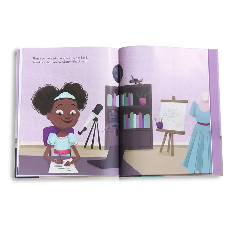 Usine d'impression Usine d'impression de livres personnalisés Reliure cousue OEM Impression de livres d'histoire en couleur pour enfants en anglais