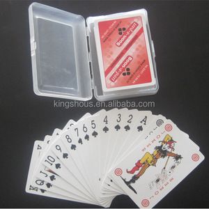 Cartas de Póker Publicitarias de Diseño Personalizado en Acrílico, Baraja Doble Transparente, Impresión en Caliente, Tinta Ecológica, Certificación EN 71, Plástico - Product Image 2