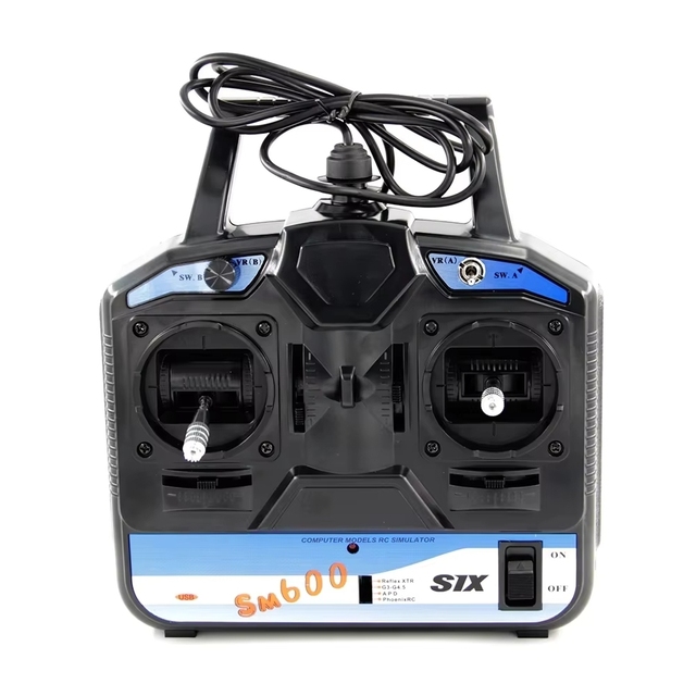 ZYSY )Flysky Fs-Sm600 Rc Sm Simulator Started 6 -Channel Flight G4/G3.5 / 2.5/Xtr5.0