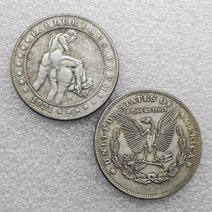 Koin Hobo Amerika Serikat Berbagai Jenis, Koin Peringatan Bergaya Antik Morgan, Hadiah, Dekorasi Rumah - Product Image 1
