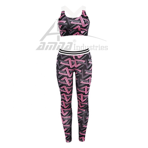 Ensemble de Yoga léger et confortable pour femmes, ensemble par Sublimation, Style unique - Product Image 1