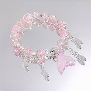 Pulsera <span class=keywords><strong>de</strong></span> Cristal con Cuentas Estilo <span class=keywords><strong>Sirena</strong></span> y Bosque Encantador para Mujer, Material <span class=keywords><strong>de</strong></span> Aleación, Diseño <span class=keywords><strong>de</strong></span> Nicho Moderno, Regalo DIY para Estudiantes y Mejores Amigas - Product Image 6