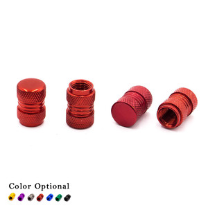 Cnspeed Tapas de válvula para neumáticos de coche, juego de 4 piezas, aleación de aluminio colorida para vehículos universales - Product Image 5