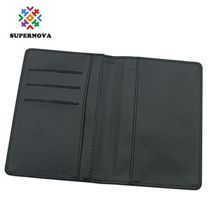 Funda de pasaporte de cuero PU para viaje, impresión por sublimación, prensa térmica - Product Image 2