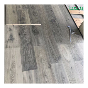 Suelo de roble europeo de Color gris oscuro <span class=keywords><strong>industrial</strong></span>, tablones anchos de ingeniería, suelo de madera dura, cambio químico, <span class=keywords><strong>parquet</strong></span> de madera - Product Image 1