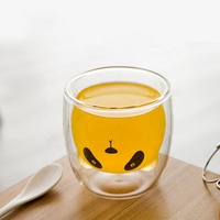 Verre borosilicate à double tasse de café, bodum thule de dessin animé, bodum thule, résistante à la chaleur, tasse à jus, tasse de bière
