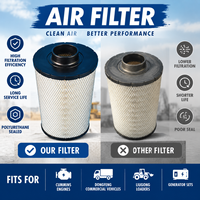 Filtre à air Cummins AH1136 AH19037 AH19003 B085001 AH5501 3I-0001 pour groupe électrogène de camion Dongfeng, pièces de rechange robustes