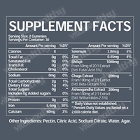 Vitahealthy Prix de gros Gummies au Shilajit Végétaliens Shilajit pur de l'Himalaya Haute qualité Gummies au Shilajit