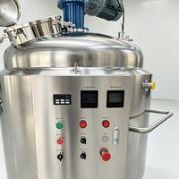 Réacteur de mélange à chauffage électrique à double enveloppe SUS304 SUS316L avec agitateur, cuve de réaction chimique, volume personnalisé 50L-5000L