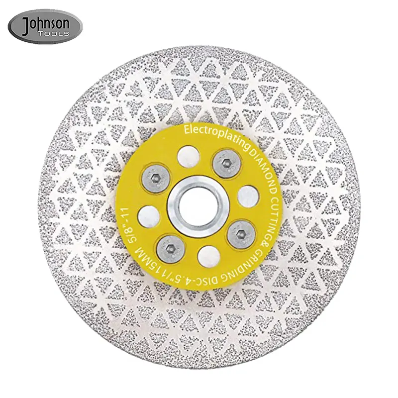Гальванизированный двухсторонний диск для резки алмазной пилы, шлифовальный диск, диск для резки стекла, Алмазный мраморный пильный диск