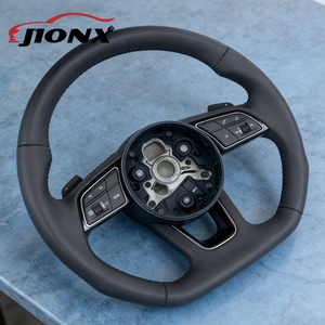 Venta Directa de Fábrica, Venta al por Mayor y al Detal, Volante de Cuero Negro Personalizado para Modelos Audi A3 A4 A4L A5 A7L A8 Q5 Q7 B9 <span class=keywords><strong>A6</strong></span> R8 TT - Product Image 2