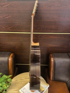 Chitarra classica sinistra personalizzata di alta qualità a <span class=keywords><strong>7</strong></span> <span class=keywords><strong>corde</strong></span> da 39 pollici tutto in legno di rosolo rosso con tastiera in ebano - Product Image 6