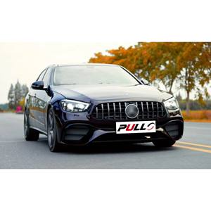 Kit de carrocería de coche parachoques con lámparas automáticas para Benz W212 estilo antiguo a nuevo W213 AMG, sin corte, instalación de reemplazo no destructivo - Product Image 2