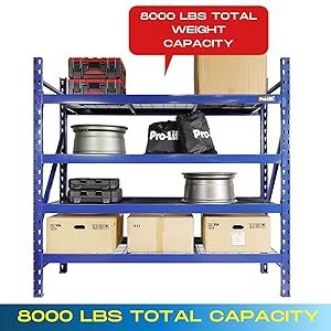 Estanterías de Acero Ajustables de Trabajo Ligero con Panel de Acero <span class=keywords><strong>Sin</strong></span> <span class=keywords><strong>Tornillos</strong></span> para Uso Industrial en Almacenes - Product Image 3