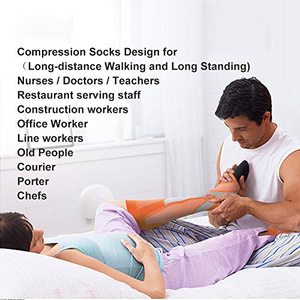 Chaussettes de compression pour mollets, pour le sport professionnel, la course à pied et la remise en forme - Product Image 5