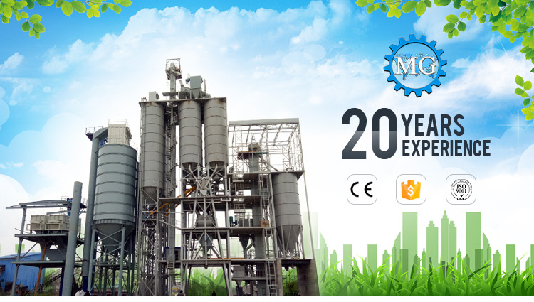 2022 New Technology Automatic Cement Ceramic Tile Adhesive/Putty Powder 10-12 T/H Dry Mortar Mixing Equipment