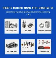 Heavy - Duty Tangless Wire Thread Insert Metric UNC UNF Self - Locking Helical Coil Inserts for Automotive Heavy Machinery