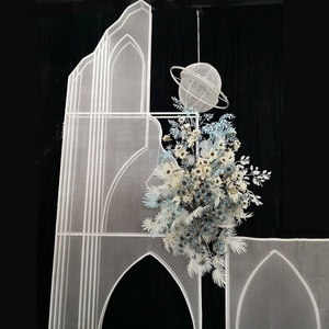 Arrière-plan de scène nouveau design 2021, <span class=keywords><strong>fond</strong></span> de château pour mariage et jardin, décoration de fête - Product Image 4