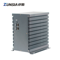 OEM Intel Core I3 i5 i7 6500U VGA/LVDS/EDP sin ventilador Industrial ordenador de control integrado X86 2 Lan DDR4 aluminio Mini Itx PC caso