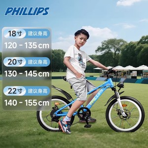 Phillips Kids Mountain Bike 20 Inch Aluminum Alloy <b>Frame</b> With Suspension For 8-12 Years Old Children - Product Image 3