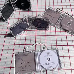 NFC CD-Schlüsselanhänger Mini-Acryl-Schlüsselanhänger für anpassbare Songs mit NFC-Technologie