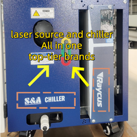 Machine de découpe laser à fibre portable économique à 4 axes pour tubes métalliques, haute vitesse CNC, sans dessin requis, pour tubes ronds, carrés et angulaires