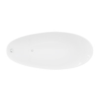 Baignoire en acrylique, modèle Sundown, pour adultes, en forme de croissant, baignoire autoportante pour salle de bain moderne