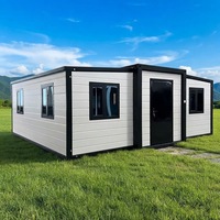 Contenedor Expandible Grande de 20 Pies/40 Pies, Casa Prefabricada, Edificio de Oficinas de Dos Dormitorios, Apartamento de Diseño Moderno en Venta