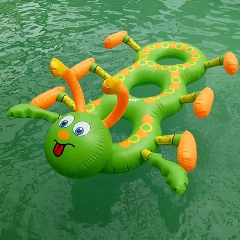 팽창식 유충 수영장 부유물 아이를 위한 팽창식 벌레 수영풀 장난감