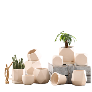 Pots à fleurs classiques en céramique d'argile pour <span class=keywords><strong>cactus</strong></span> et succulentes avec trous de drainage pour jardin et sol - Product Image 6