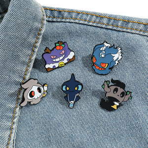 Broche Pokémon personnalisée électroplaquée de style japonais, badge de collection Pocket Monsters, accessoire cadeau - Product Image 1