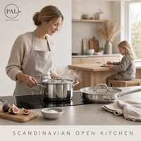 Ensemble d'ustensiles de cuisine en acier inoxydable 304, finition miroir, base composite, casseroles, poêles et marmites pour hôtels – Vente directe usine