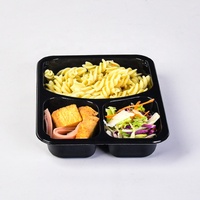 couleur avion four ovable bandeja CPET thermoforme plateau en plastique CPET récipient alimentaire CPET avec film d'étanchéité