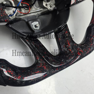 Volante Deportivo de Fibra de Carbono Forjado con Cuero Perforado para Dodge Challenger SRT - Product Image 5