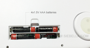 Cân Trọng Lượng Cơ Thể Phòng Tắm Góc Tròn Nền Tảng ABS Kỹ Thuật Số Màn Hình Có Đèn Nền Lớn Đo Lường Cơ Thể Cân Chất Béo - Product Image 4