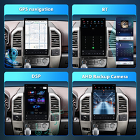 Radio Multimedia con Pantalla de 12.95 Pulgadas para Ford F150 Serie 2015-2021, Reproductor de DVD, Snapdragon 665, Carplay Inalámbrico, Unidad Principal HD