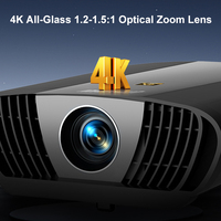 Proyector LED de Cine ViewSonic W1600 4K DLP, 3000 Lúmenes ANSI, Enfoque, Altavoz Harman de 20W, 120fps, HDR10+/AI, Sistema Operativo Android, Portátil, Ideal para Regalo