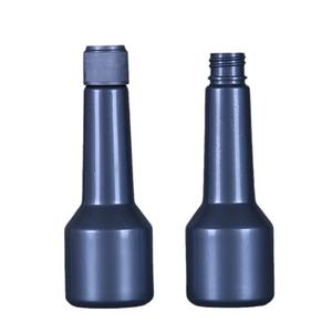 Flacone piatto HDPE a collo lungo per additivo lubrificante per carburante automobilistico, confezione nera, all'ingrosso - Product Image 3