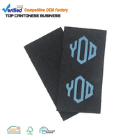 Fournisseur d'étiquettes en cuir souple, patchs en silicone et daim 3D en relief, colorés et personnalisés, à coudre sur les t-shirts