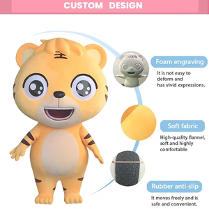 Jouets en peluche <span class=keywords><strong>mascotte</strong></span> de sport personnalisés pour la Coupe du monde, costumes de <span class=keywords><strong>mascotte</strong></span> de <span class=keywords><strong>renard</strong></span> OEM, poupées en peluche, vente directe d'usine, jouets animaux doux et mignons - Product Image 3