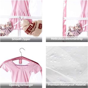 Dance Costume <b>Bags</b> Foldable Garment <b>Bags</b> With 3 Zipper PVC Pockets <b>for</b> Shoes and Accessories Suit Garment Cover <b>for</b> Dresses - Product Image 5