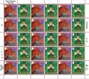 Set di Adesivi con Francobolli del Regno Unito in Braille, Adesivi di Prima Classe Royal Mail, Grandi Francobolli UK, Etichette Private UK - Product Image 2