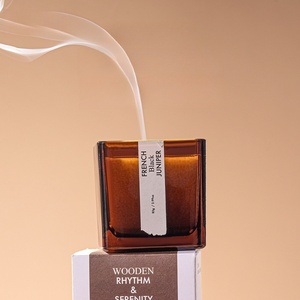 Scatola regalo di <span class=keywords><strong>candela</strong></span> profumata per aromaterapia di lusso fatto a mano per interni <span class=keywords><strong>diffusore</strong></span> di olio essenziale personalizzato di lunga durata per il ringraziamento - Product Image 3