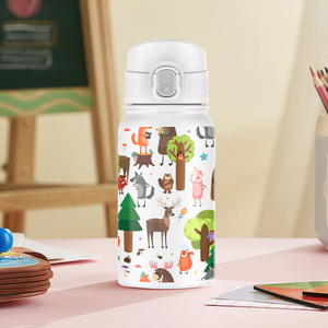 Fashion Design 3D stampa carina doppia parete isolante BPA-free <span class=keywords><strong>bambini</strong></span> bottiglia d'acqua - Product Image 5
