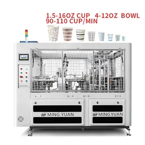 Machine de fabrication de tasses à café entièrement automatique Machines de découpe de gobelets en papier machine de fabrication de gobelets en papier jetables