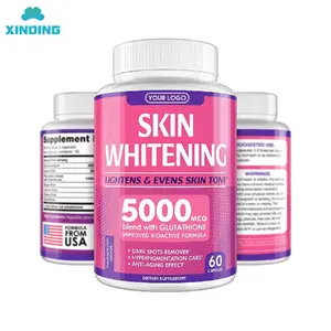 Melhores produtos de belezaSkin Whitening Cápsulas Efeito Anti-envelhecimento e poderoso antioxidante 60cap