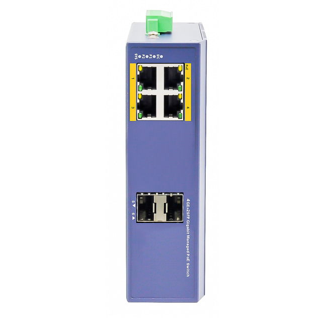OEM Industrial POE Switch Factory IEEE802.3af/at Industrial POE Switch Suitable for Harsh Environment IP40